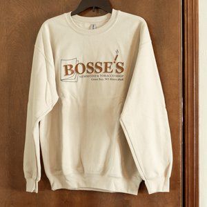 Bosse's News Green Bay Tan Crewneck v1